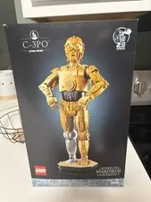 LEGO Star Wars C-3PO 75398 Complete 1138 pcs w/ Display Stand (Read Description)