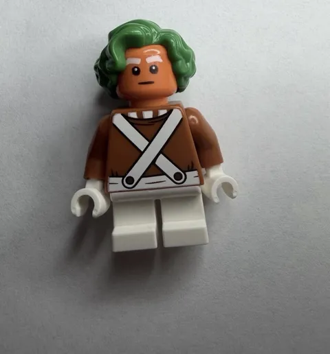 ✅ New LEGO Oompa Loompa -  Minifigure idea251 Minifig 21360, Willy Wonka
