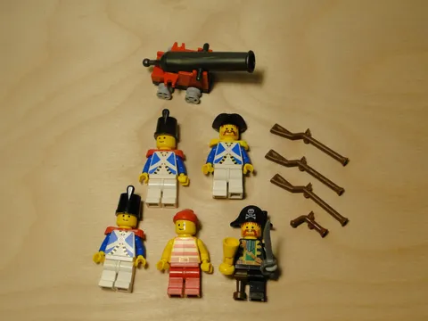 Vintage Lego Captain Red Beard Sword 6267 Pirates Imperial Guard Minifigure