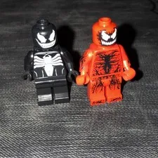 LEGO Minifigure Carnage and Venom Marvel Super Heroes