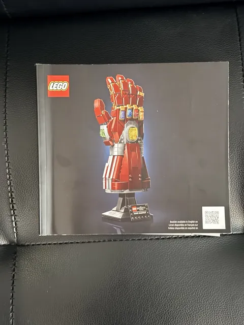 Lego 76223 Infinity Nano Gauntlet Instruction Manual Booklet No Bricks