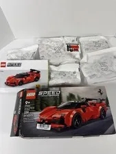 LEGO Speed Champions 77254 Ferrari SF90 XX Stradale 339pc Open Box Sealed Bags