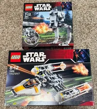 Lego Star Wars 7658 Y-Wing Fighter & 7657 AT-ST Walker 30th Anniversary Editions