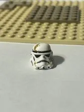 LEGO Star Wars Minifigure Helmet Dirty Storm Trooper 2 Chins Holes Accessory