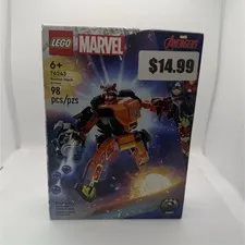 LEGO Marvel 76243 Rocket Mech Armor Rocket 98-Piece Set Age 6+