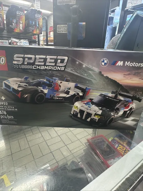 LEGO SPEED CHAMPIONS: Bmw M4 Gt3 & Bmw M Hybrid V8 Race Cars (76922)