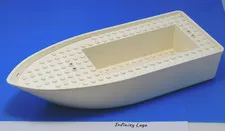 LEGO Vintage 1991 Large White Boat 25 x 10 Cabin Cruiser (2372 4011)