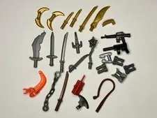 LEGO Weapons Accessories Lot | Swords, Guns, etc | Used/Good Condition