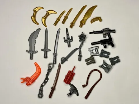LEGO Weapons Accessories Lot | Swords, Guns, etc | Used/Good Condition