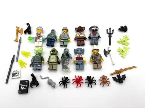 LEGO Halloween Monster minifig lot  Zombie Creature spider bat rat scorpion