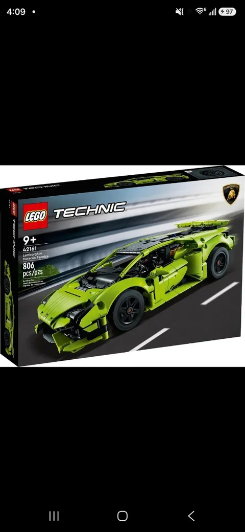 LEGO Technic 42161 Lamborghini Huracán Tecnica 806pcs 9+ Box Brick Separator