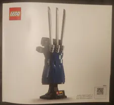 LEGO Wolverine's Adamantium Claw 76250 Instruction MANUAL ONLY