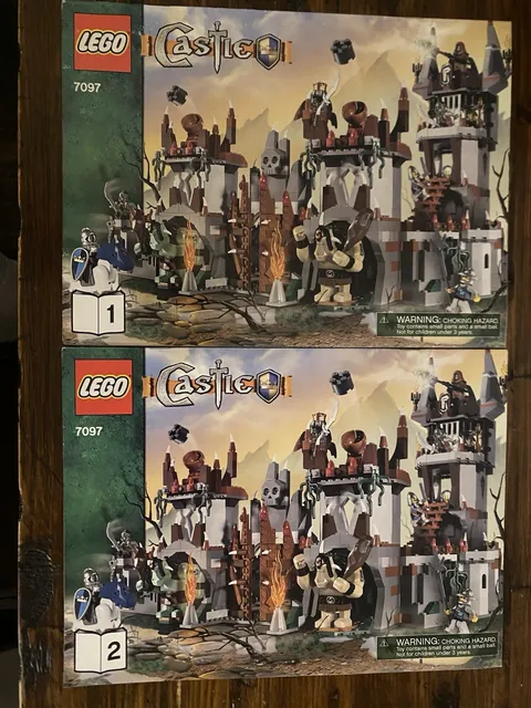 Lego Castle TROLL MOUNTAIN FORTRESS 7097 *INSTRUCTIONS ONLY*