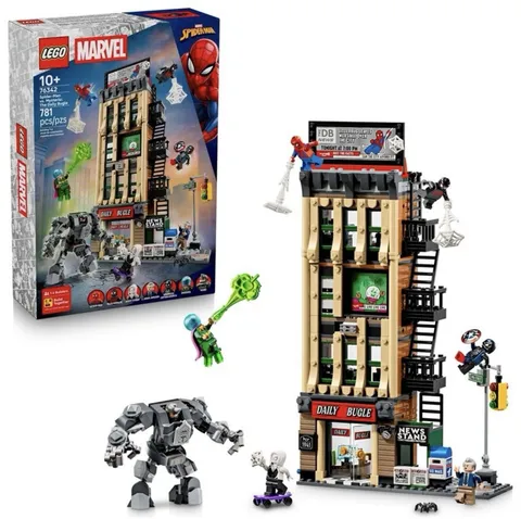 LEGO 76324 Marvel Spider-Man vs Oscorp 808 Pieces (8 minifigures) New Sealed 