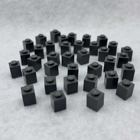 LEGO 3005 Dark Bluish Gray Brick 1 x 1 (x36)