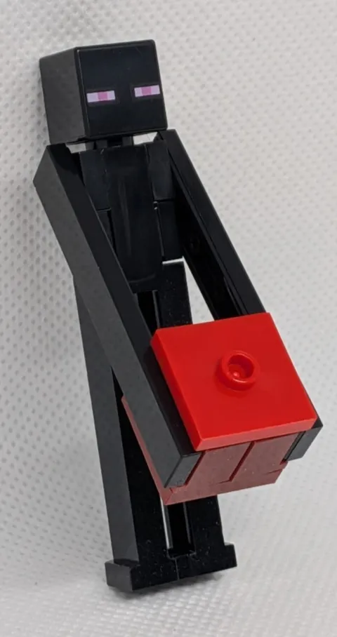 LEGO Minecraft Enderman Minifigure from set 21279