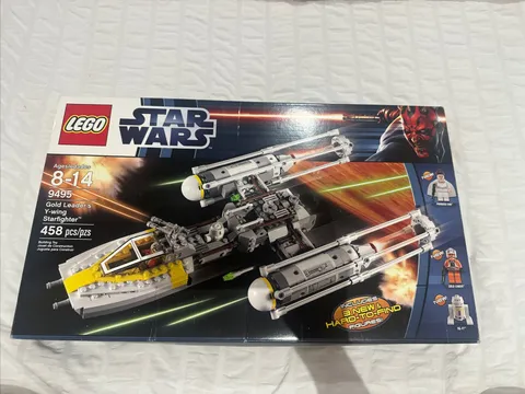 New! Lego Star Wars Gold Leader's Y-wing Starfighter #9495-Retired-Princess Leia