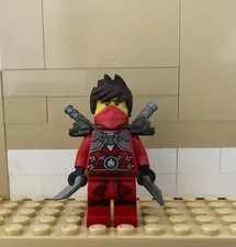 LEGO NINJAGO Stone Armored Kai Minifigure 2015 (Face is smudged)