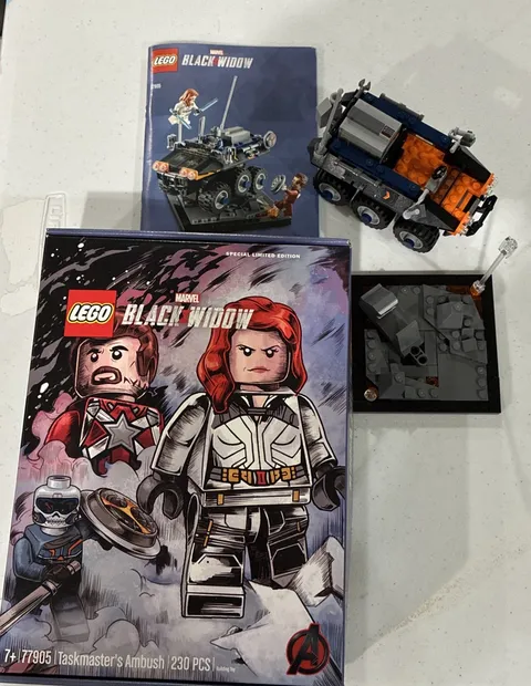 LEGO Marvel 77905 Taskmaster's Ambush Set No Minifigures! As Is!