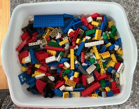 Lot Of 3 lbs 12oz of Lego Basic Bricks Blocks Random Colors Sizes