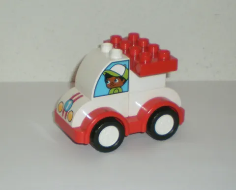 Lego DUPLO 10860 My First Race Car 6 Piece Set - Complete