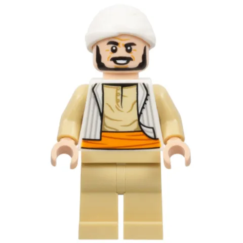 LEGO Indiana Jones Sallah Minifigure iaj051 New Genuine Adventure Figure