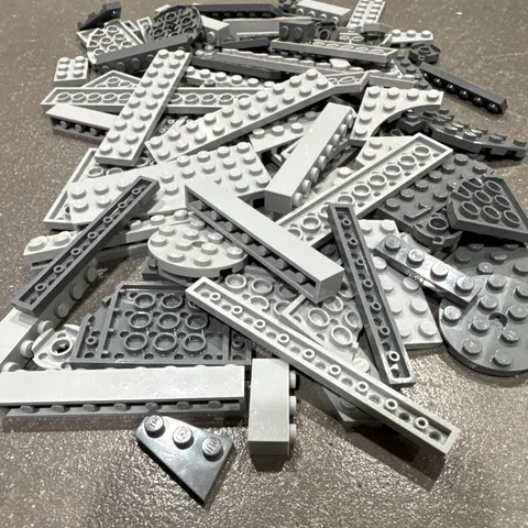 LEGO 100+pcs Assorted Bricks & Plates, Bluish & Light Gray. MOC’s Star Wars!