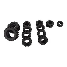 Lego Wheels and Tires Mixed Lot Kids OS Black Excellent Replacement Parts