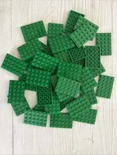 LEGO GREEN LOT 39 PCS 4X6 BASE PLATE BUILDING PIECES