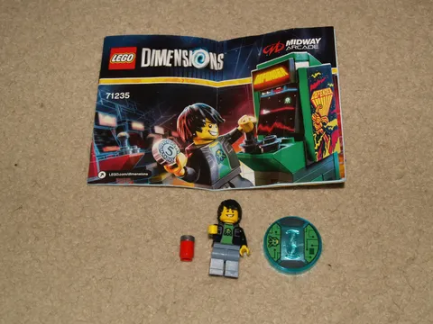 Lego Dimensions Midway Arcade Defender 71235 - instructions, figure & base only