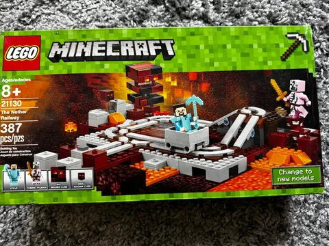 LEGO 21130 Minecraft The Nether Railway NEW SEALED Shelf Wear RETIRED FastShip