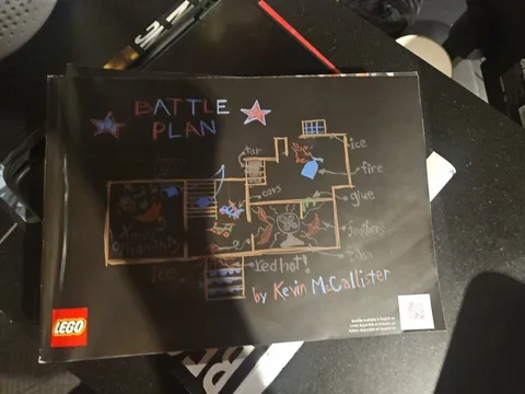 LEGO Battle Plan Illustrated Building Instructions Manual Booklet