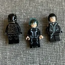 LEGO Brand LOT of 3 TRON Themed Minifigures (21314)  Quorra Rinzler Sam Flynn
