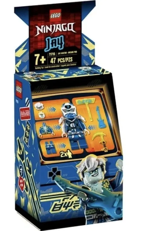 LEGO Ninjago: Jay Avatar - Arcade Pod, 71715 (Brand New Sealed) Retired Rare