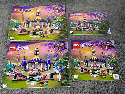 LEGO FRIENDS: Magical Funfair Roller Coaster (41685) Instructions Booklet ONLY