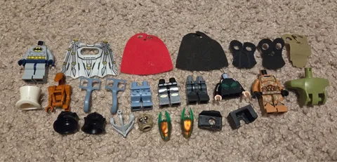 RARE LEGO Minifigure Parts Lot - Hobbit, Star Wars, Marvel, Ninjago etc