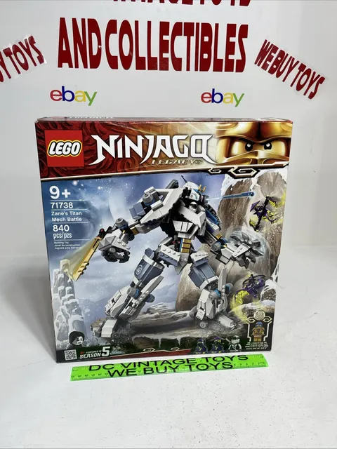 RETIRED LEGO Ninjago 71738 Zane's Titan Mech Battle - Brand New Factory Sealed