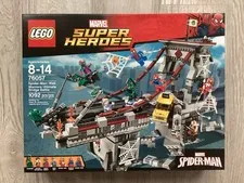 LEGO Marvel: Spider-Man: Web Warriors Ultimate Bridge Battle (76057) Retired NEW