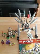 LEGO NINJAGO Titanium Dragon 70748 In 2015 Used Retired Complete W/Manual