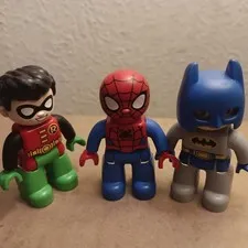 Lego Duplo Batman Spiderman A Lot Of 3 Batman Robin Figures
