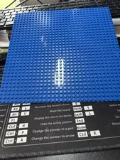 LEGO Classic Blue Baseplate 32x32 Part 11025