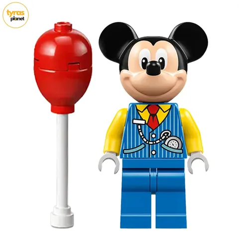 LEGO Mickey Mouse Blue Vest Train Conductor Minifigure Disney 43212 NEW dis085
