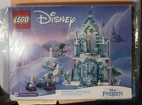LEGO Disney Frozen Elsa's Magical Ice Palace 43172 Instruction Manual ONLY