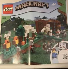 LEGO Minecraft 21159 Instructions Only No Bricks