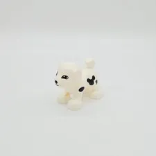 LEGO Duplo Dalmatian Puppy Figure Toddler OS White Black Spotted Dog Animal