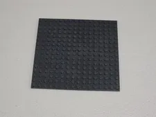 Lego Qty 1 - Black - 91405 Plate 16 x 16 - NEW