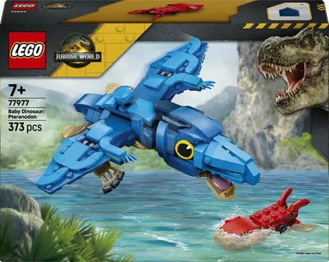 LEGO Jurassic World Baby Dinosaur: Pteranodon 77977 Building Toy Set New Gift