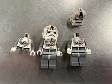Lego Star Wars Minifigure AT-AT Driver Parts Lot sw0262