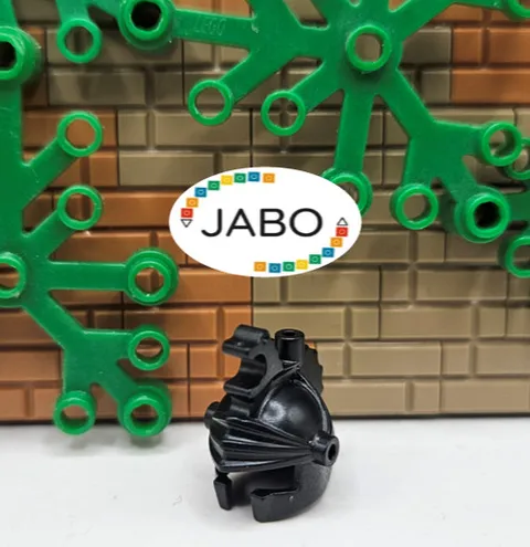 ( S12 / 10 / 21 ) LEGO x43 Headgear Helmet Castle Dragon Crown Top Black