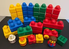Lego Duplo Primo Blocks Toys 49 pc lot preschool toddler baby building vintage